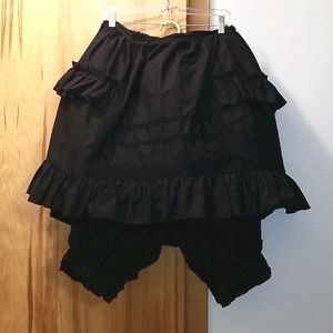Gothic Lolita 3 Piece Skirt Petticoat Bloomer Set